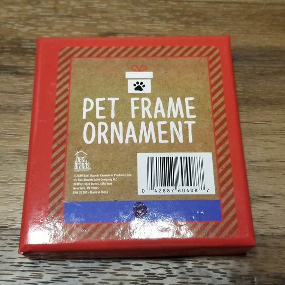 Nwt! Pet frame Ornament Gold/Bronze/Silver - Picture 4 of 6